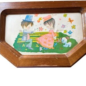 Vintage Holly Hobbie Wooden Jewelry Box